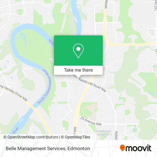 Belle Management Services map