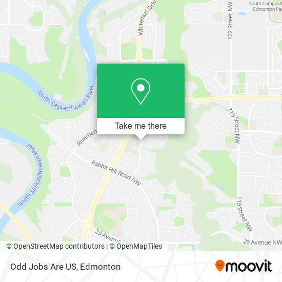 Odd Jobs Are US map