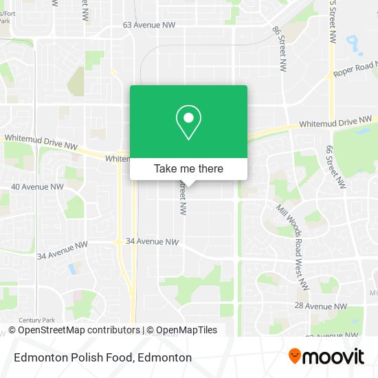 Edmonton Polish Food map