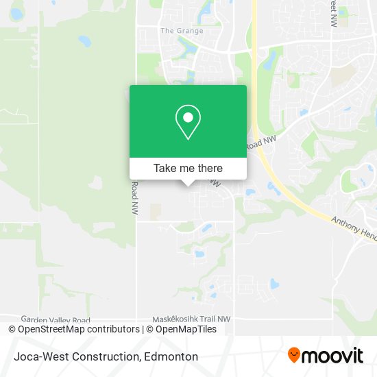 Joca-West Construction map