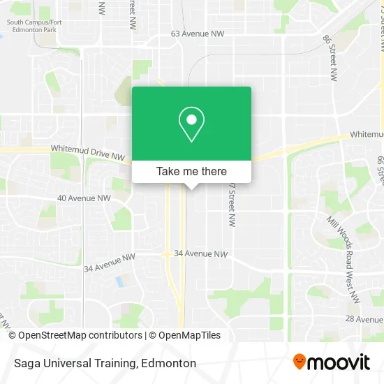Saga Universal Training map