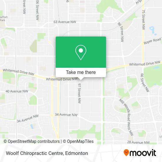 Woolf Chiropractic Centre map