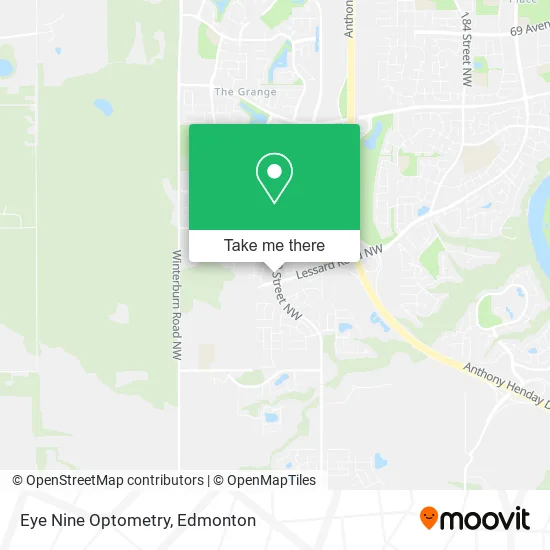 Eye Nine Optometry map