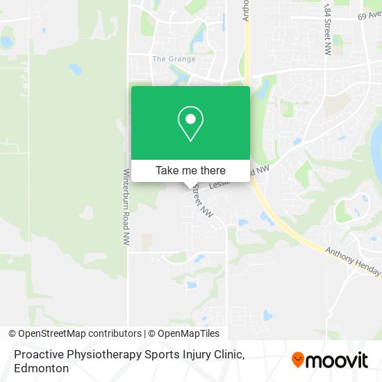 Proactive Physiotherapy Sports Injury Clinic map