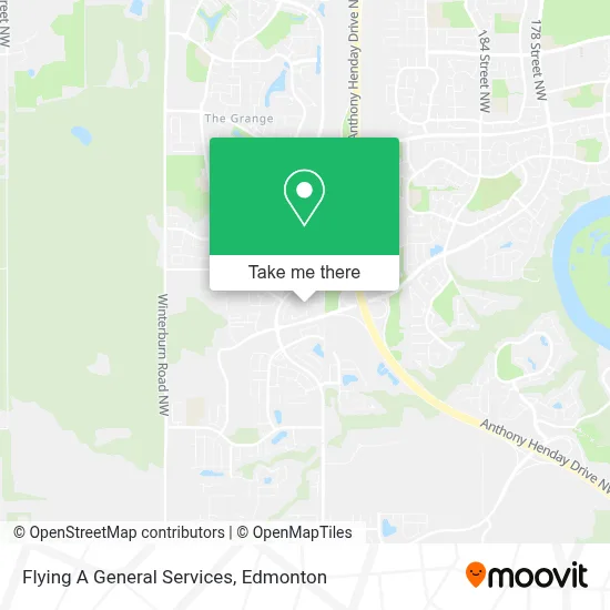 Flying A General Services map