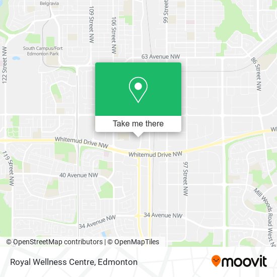 Royal Wellness Centre map