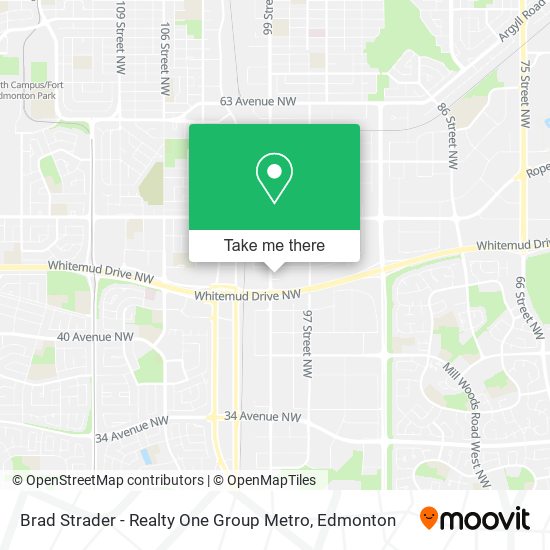 Brad Strader - Realty One Group Metro map