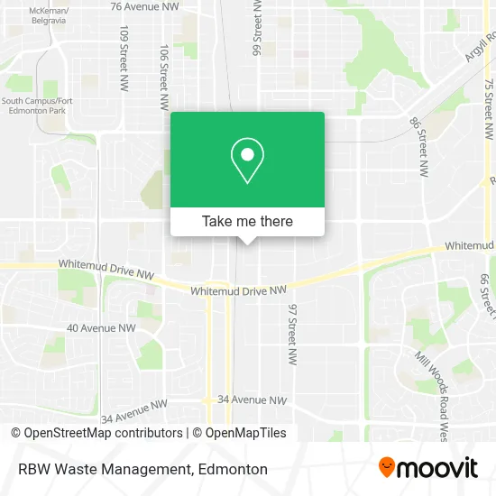 RBW Waste Management map
