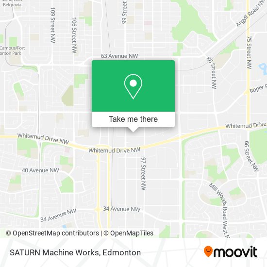 SATURN Machine Works map