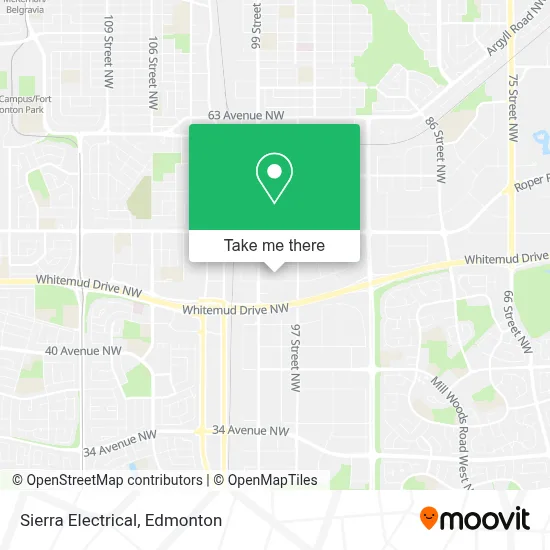 Sierra Electrical map