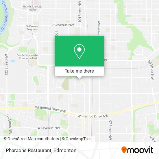 Pharaohs Restaurant map