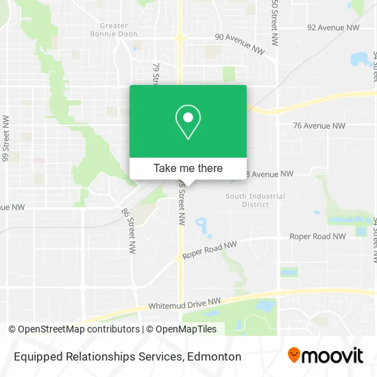 Equipped Relationships Services map