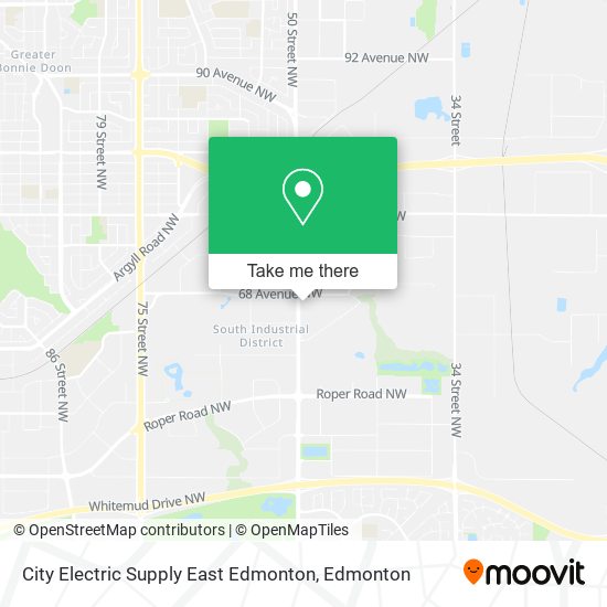 City Electric Supply East Edmonton plan