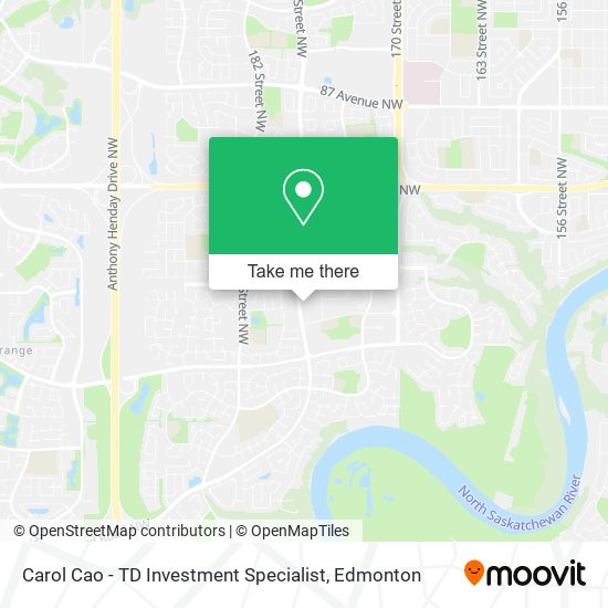 Carol Cao - TD Investment Specialist map