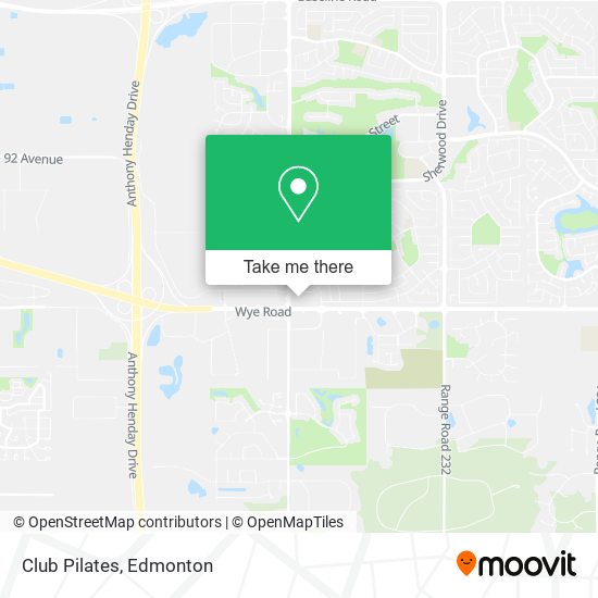 Club Pilates map