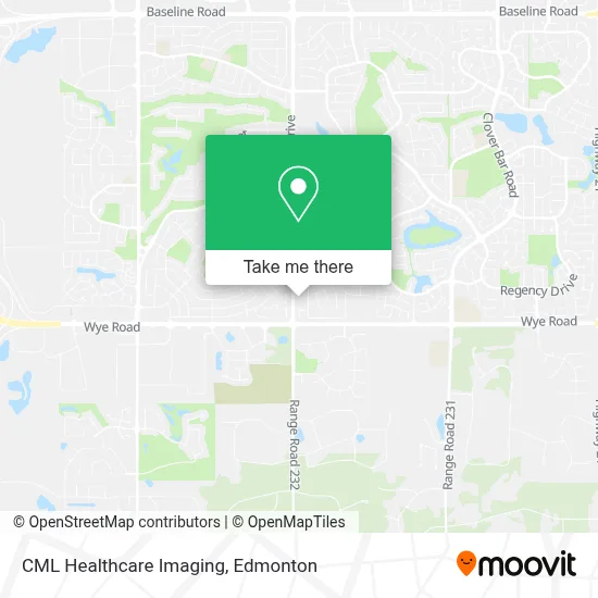 CML Healthcare Imaging map