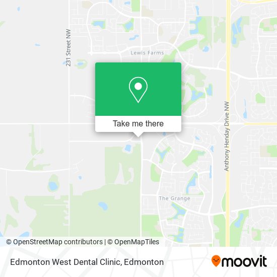 Edmonton West Dental Clinic map