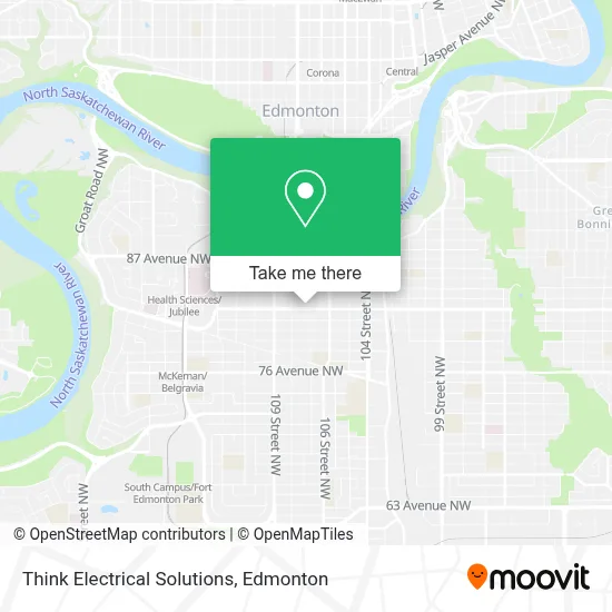 Think Electrical Solutions map