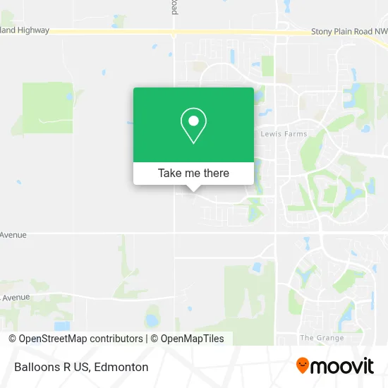 Balloons R US map
