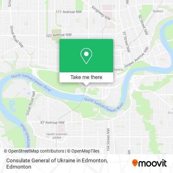 Consulate General of Ukraine in Edmonton plan