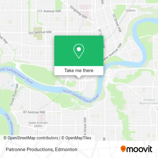 Patronne Productions map