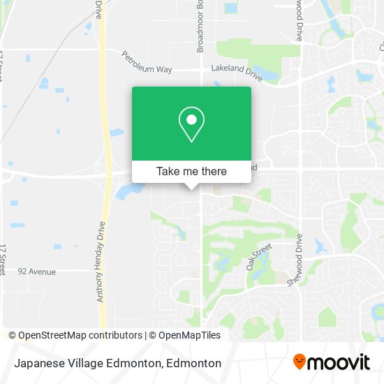 Japanese Village Edmonton plan