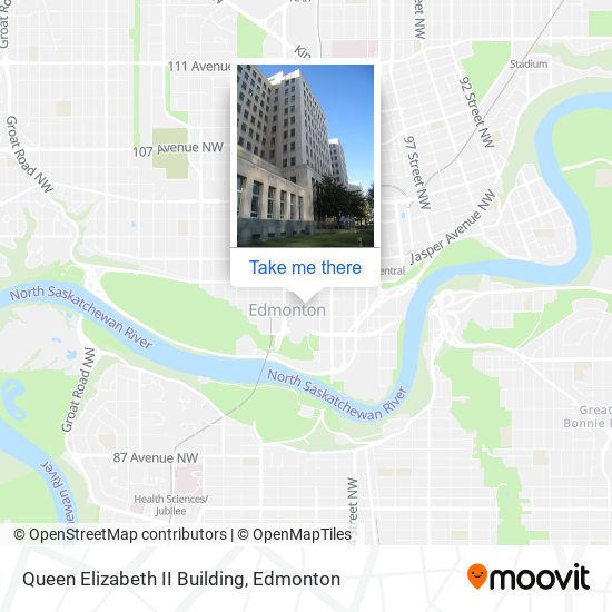 Queen Elizabeth II Building map