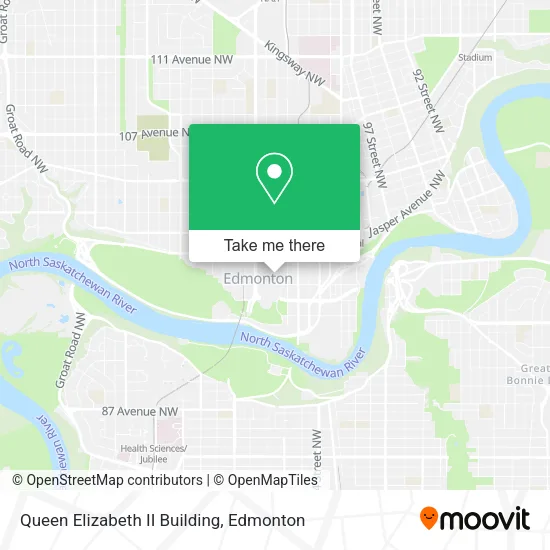 Queen Elizabeth II Building map