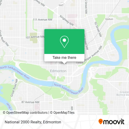 National 2000 Realty map