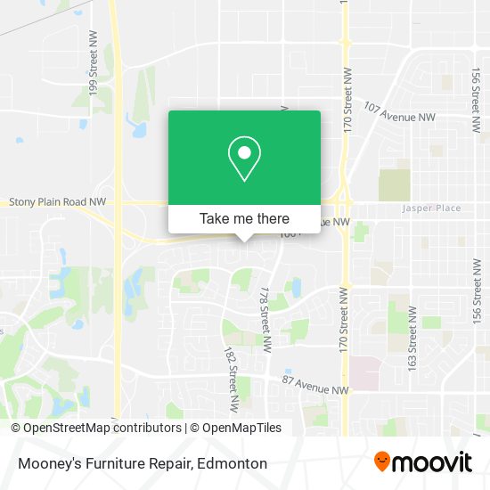 Mooney's Furniture Repair plan