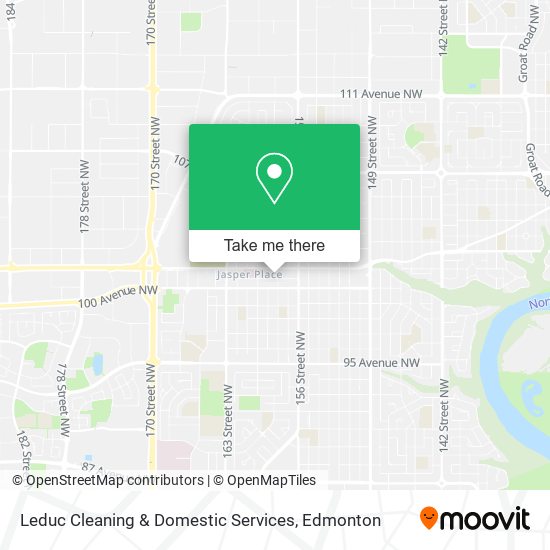 Leduc Cleaning & Domestic Services map