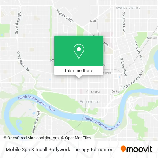 Mobile Spa & Incall Bodywork Therapy map