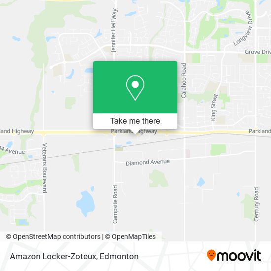 Amazon Locker-Zoteux map