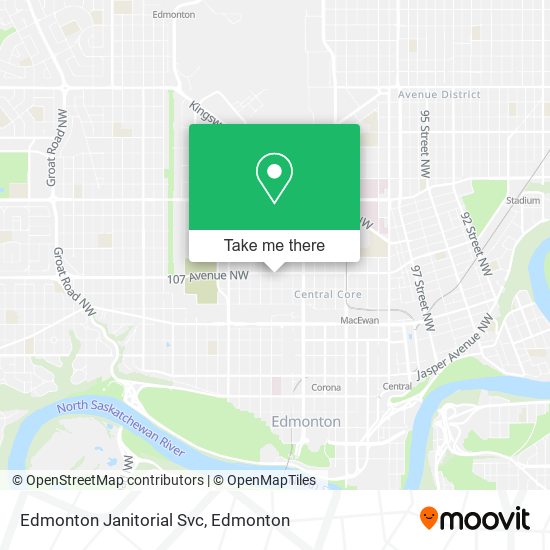 Edmonton Janitorial Svc map