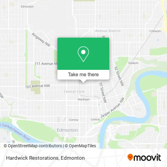 Hardwick Restorations map