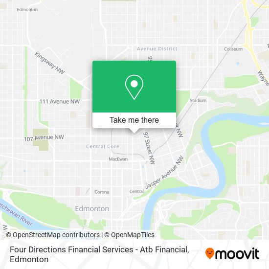 Four Directions Financial Services - Atb Financial map