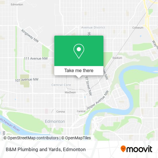 B&M Plumbing and Yards map