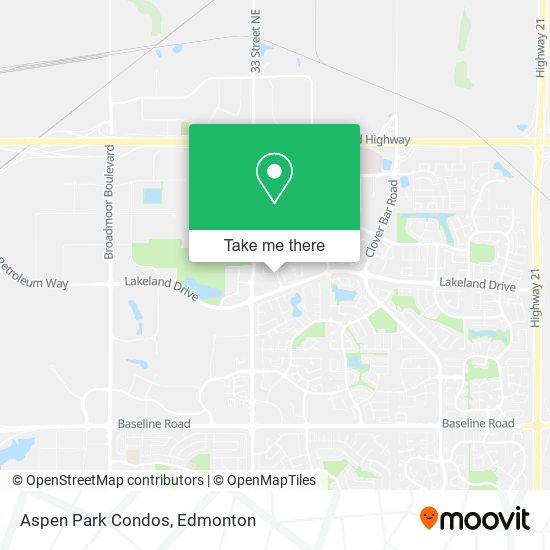 Aspen Park Condos map