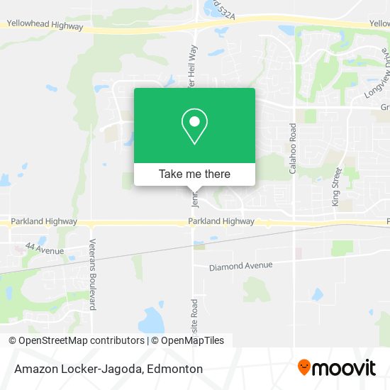 Amazon Locker-Jagoda map