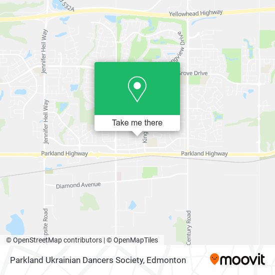 Parkland Ukrainian Dancers Society map