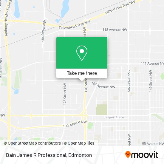 Bain James R Professional map