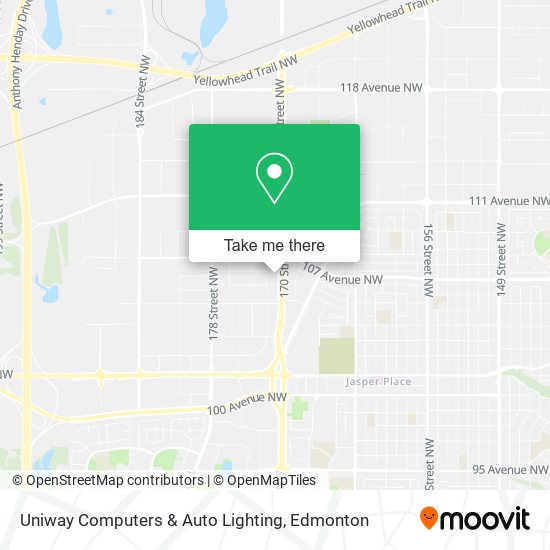 Uniway Computers & Auto Lighting map