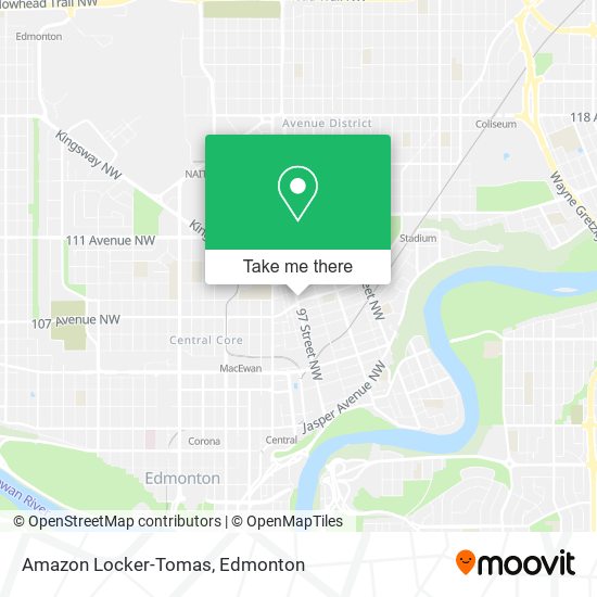 Amazon Locker-Tomas map