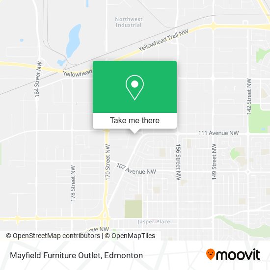 Mayfield Furniture Outlet map