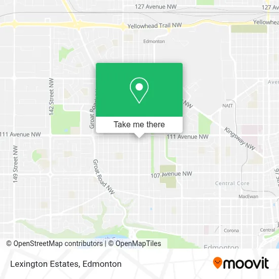Lexington Estates map