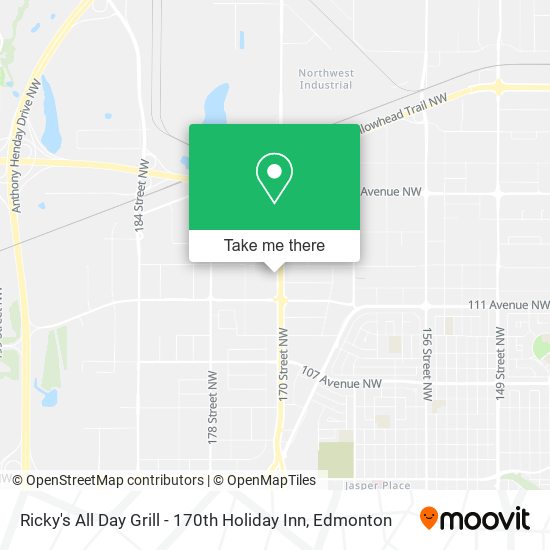 Ricky's All Day Grill - 170th Holiday Inn map