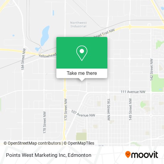 Points West Marketing Inc map