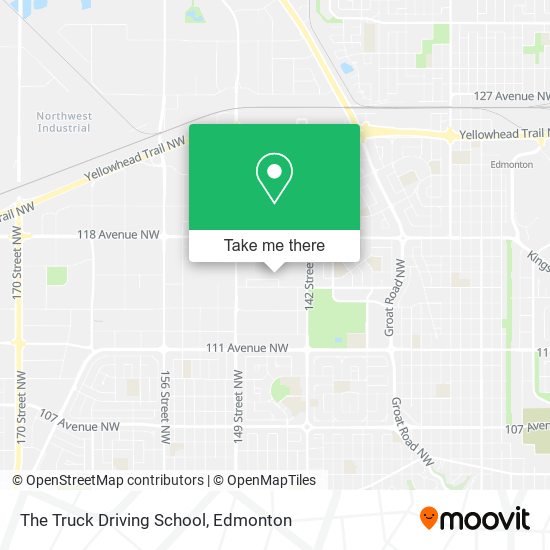 The Truck Driving School map