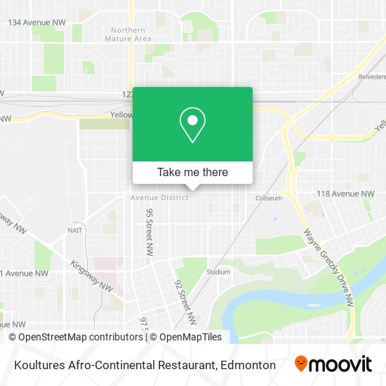 Koultures Afro-Continental Restaurant plan