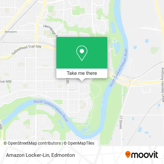 Amazon Locker-Lin map